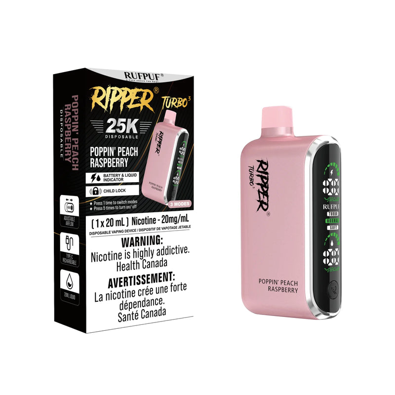 Rufpuf Ripper T3 25K - Poppin' Peach Raspberry