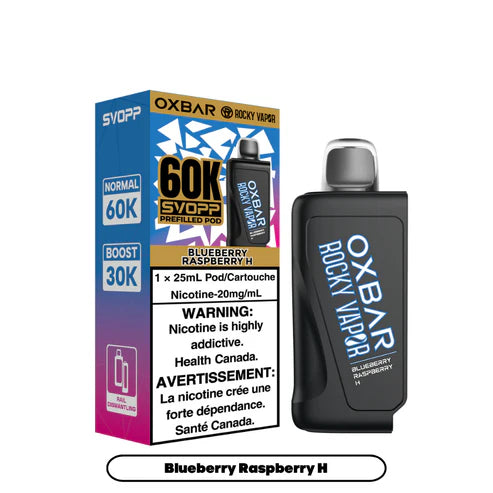 Rocky Vapor SVOPP 60K Pod - Blue Raspberry H - AB