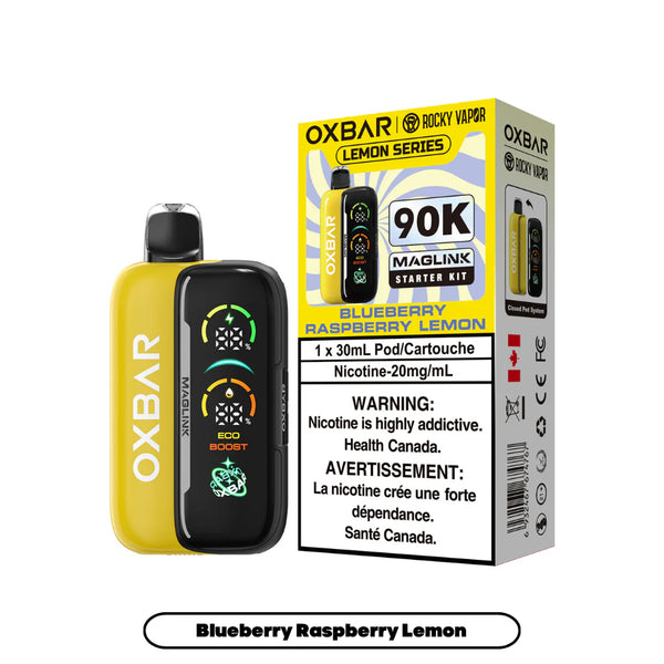 Oxbar Maglink 90K Starter Kit Bundle - Blueberry Raspberry Lemon - AB