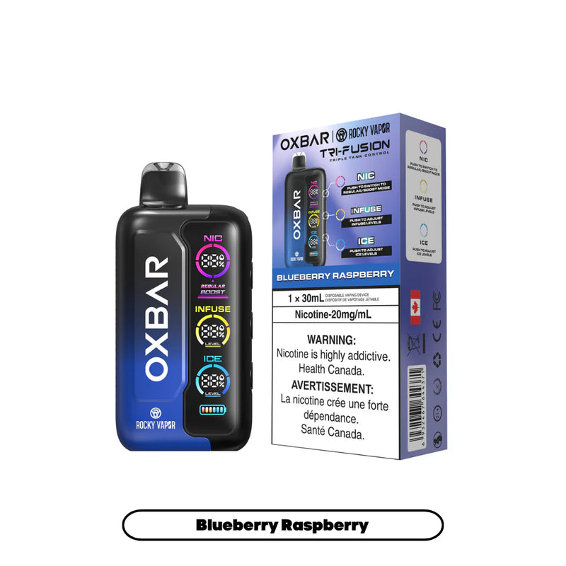 Oxbar Tri Fusion - Blueberry Raspberry - AB