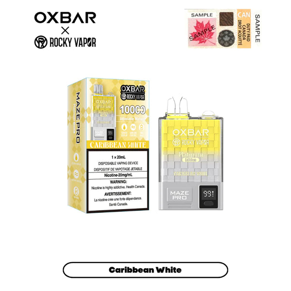 Oxbar Maze Pro 10k - Caribbean White