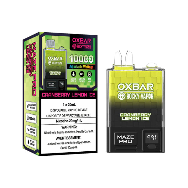 Oxbar Maze Pro 10k - Cranberry Lemon Ice