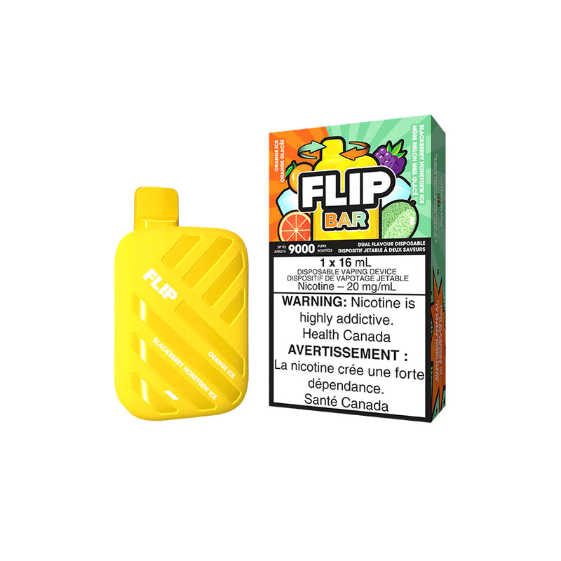 FlipBar 9000 2 in 1 - Orange Ice + Blackberry Honeydew Ice