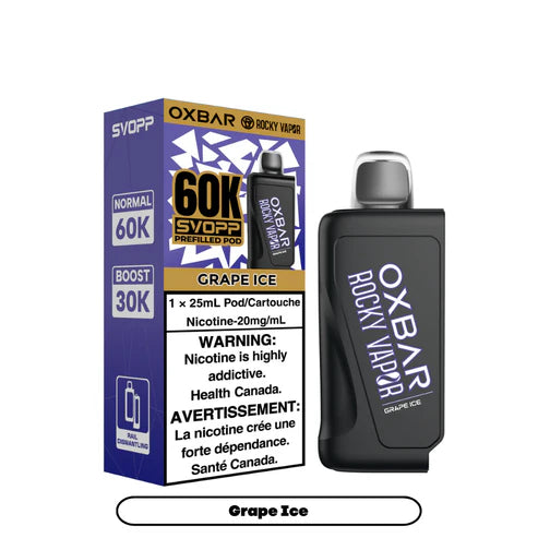 Rocky Vapor SVOPP 60K Pod - Grape Ice - AB