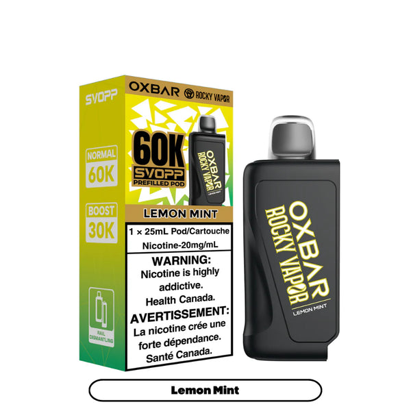 Rocky Vapor SVOPP 60K Pod - Lemon Mint - AB