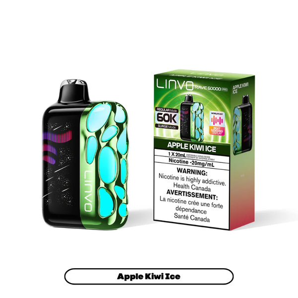 Linvo Rave 60K - Apple Kiwi Ice