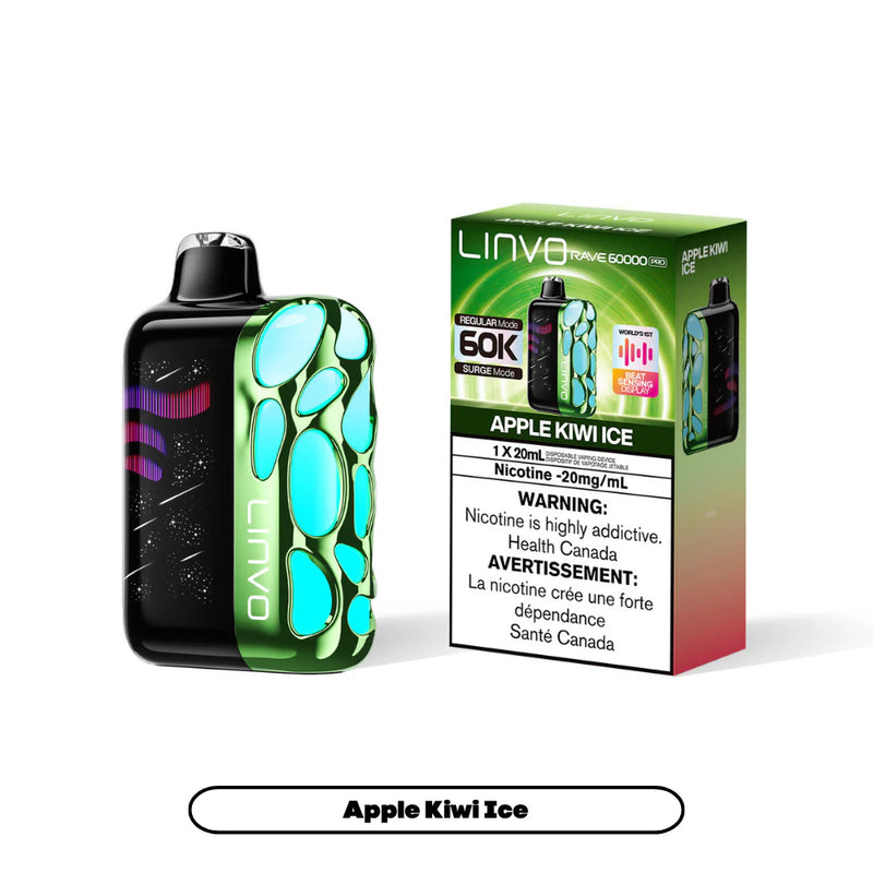 Linvo Rave 60K - Apple Kiwi Ice
