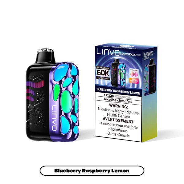 Linvo Rave 60K - Blueberry Raspberry Lemon