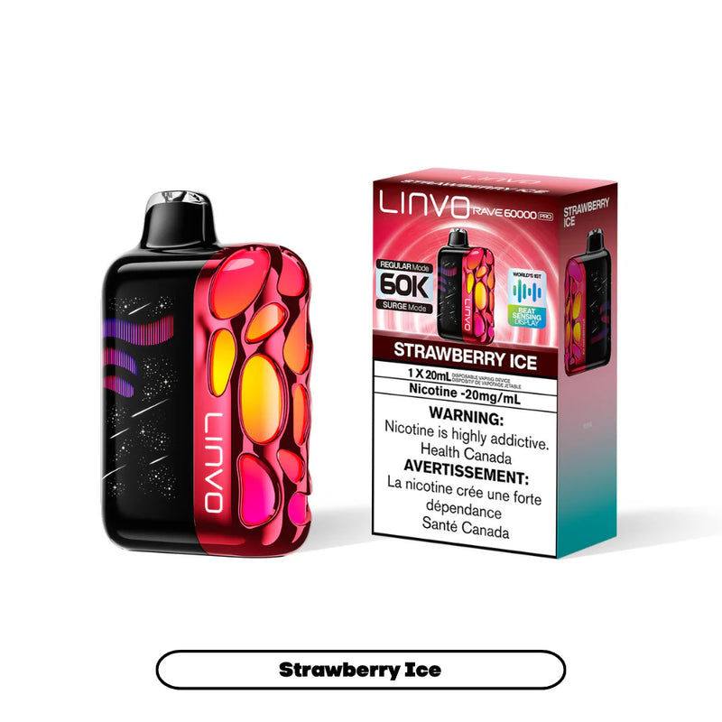 Linvo Rave 60K - Strawberry Ice