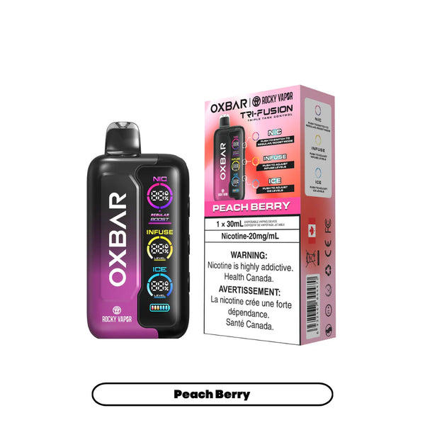 Oxbar Tri Fusion - Peach Berry - AB