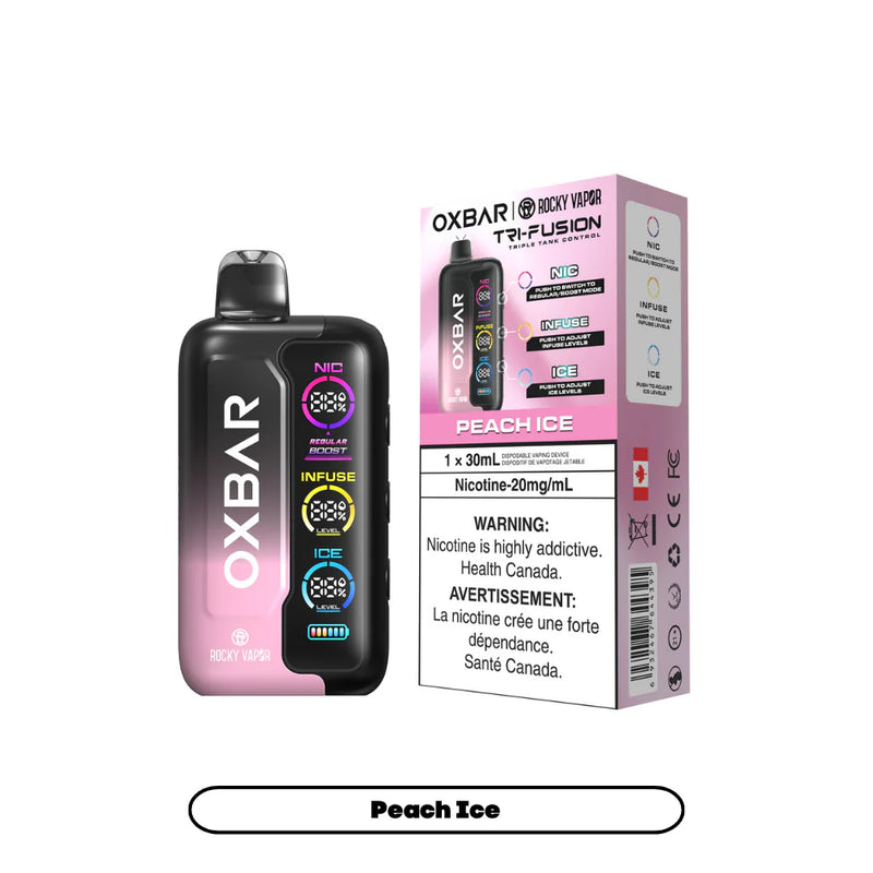 Oxbar Tri Fusion - Peach Ice