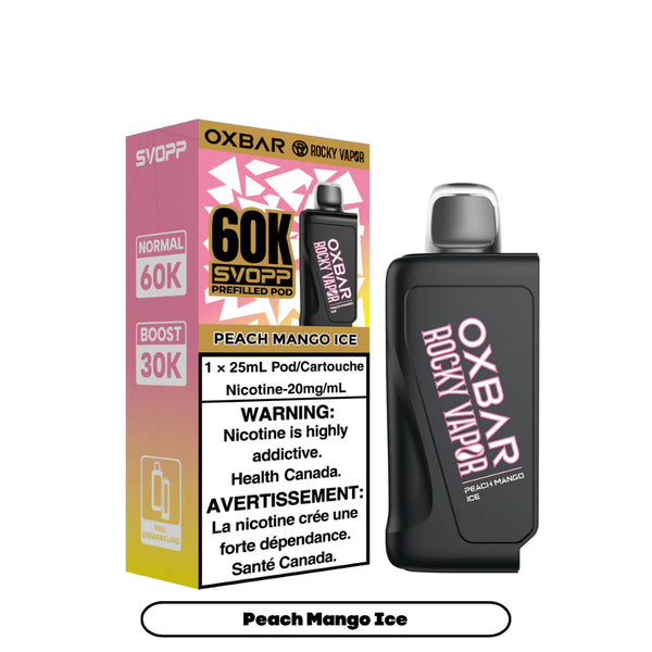 Rocky Vapor SVOPP 60K Pod - Peach Mango Ice - AB