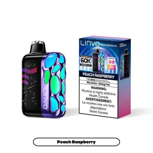 Linvo Rave 60K - Peach Raspberry