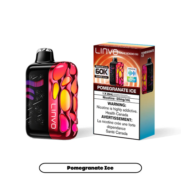 Linvo Rave 60K - Pomegranate Ice