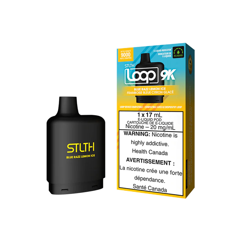 STLTH Loop 9K Pod - Blue Razz Lemon Ice