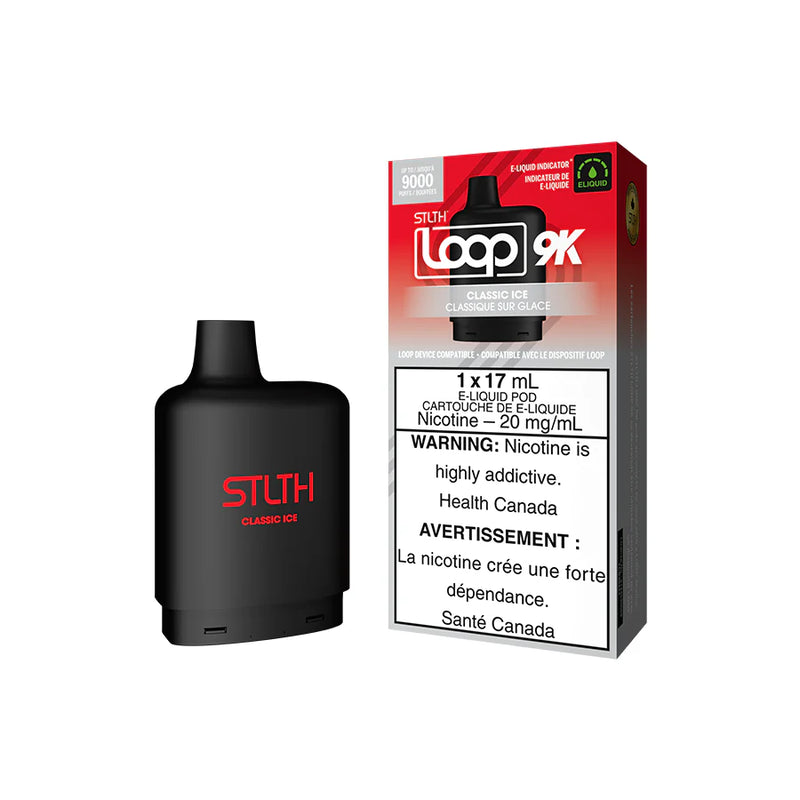 STLTH Loop 9K Pod - Classic Ice