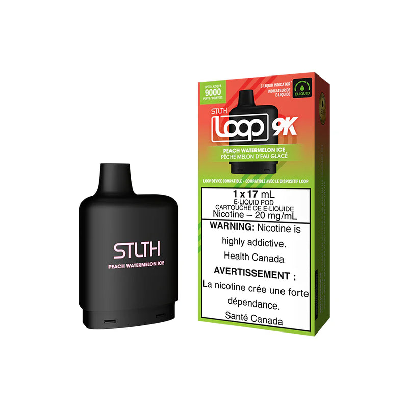 STLTH Loop 9K Pod - Peach Watermelon Ice