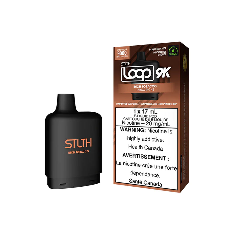 STLTH Loop 9K Pod - Rich Tobacco