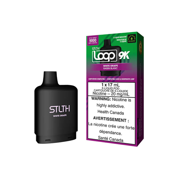 STLTH Loop 9K Pod - White Grape