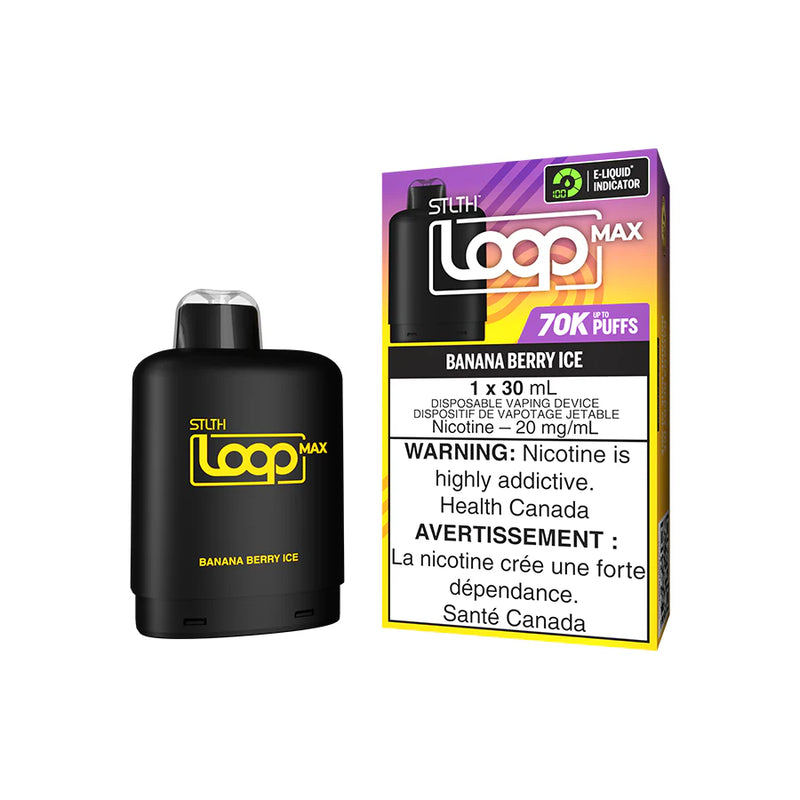 STLTH Loop MAX 70K Pod - Banana Berry Ice - AB