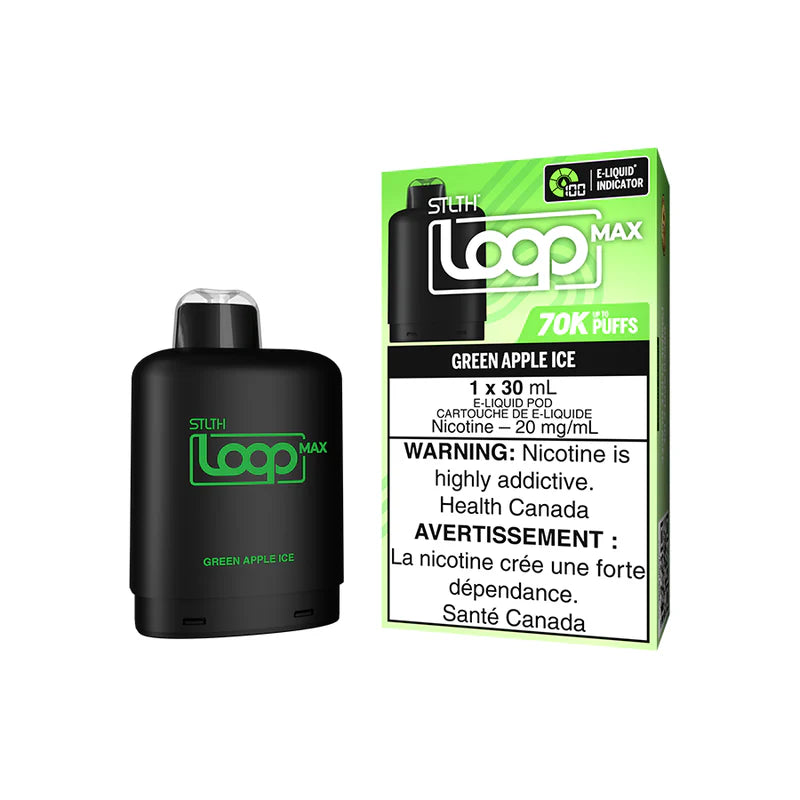 STLTH Loop MAX 70K Pod - Green Apple ice - AB