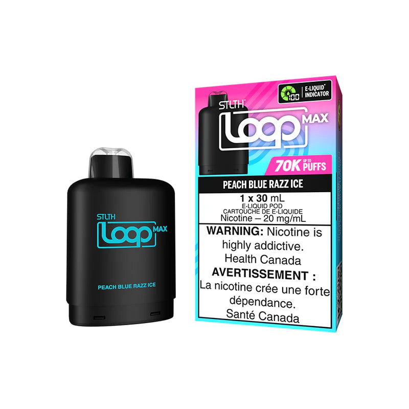 STLTH Loop MAX 70K Pod - Peach Blue Razz Ice - AB