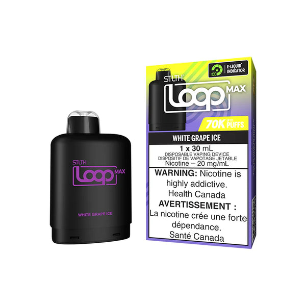 STLTH Loop MAX 70K Pod - White Grape Ice - AB