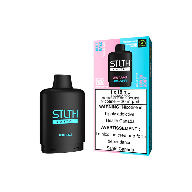 STLTH Switch Pod - Blue Razz and Juicy Peach