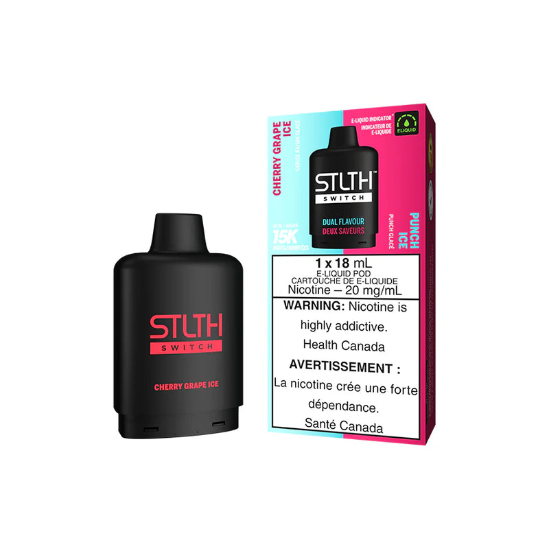 STLTH Switch Pod - Cherry Grape Ice and Punch Ice