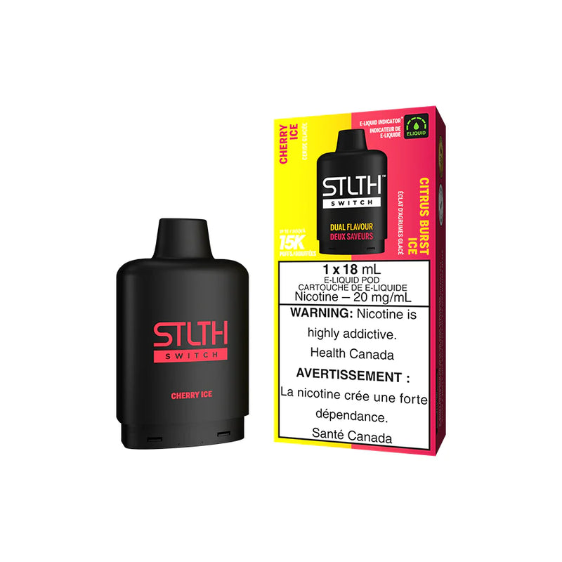 STLTH Switch Pod - Cherry Ice and Citrus Burst Ice