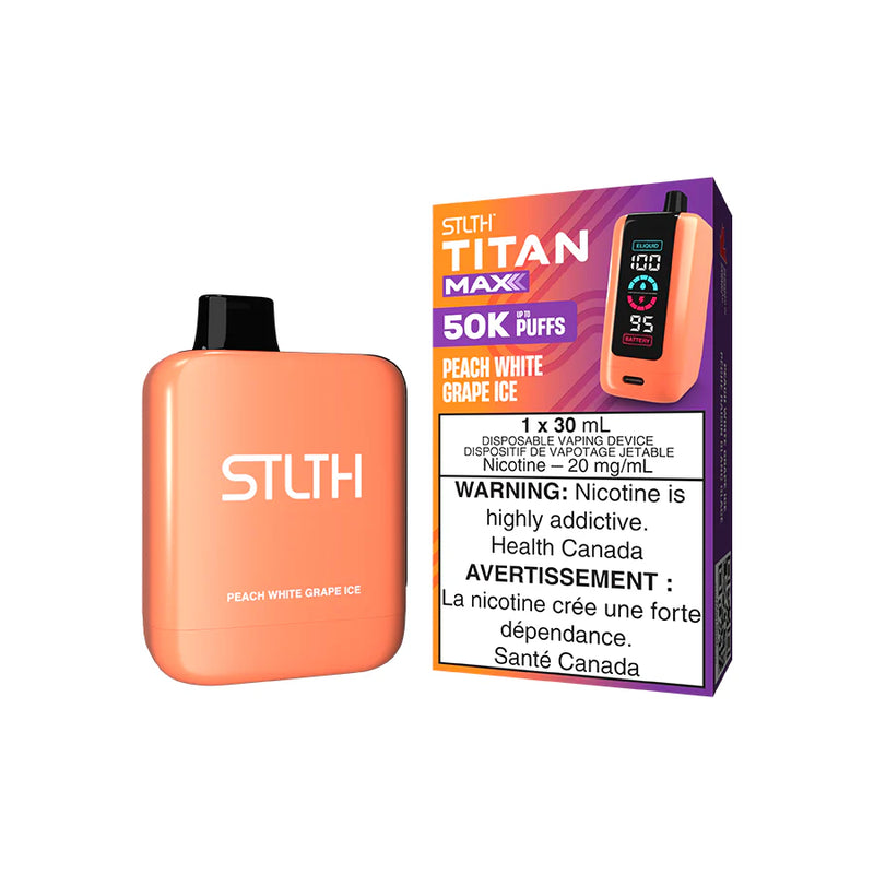 STLTH TITAN MAX - Peach White Grape Ice