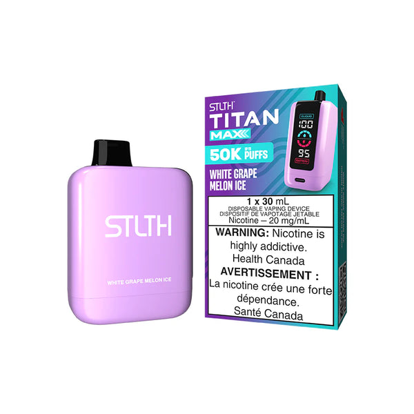 STLTH TITAN MAX - White Grape Melon Ice