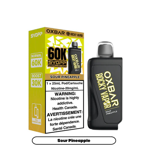 Rocky Vapor SVOPP 60K Pod - Sour Pineapple - AB