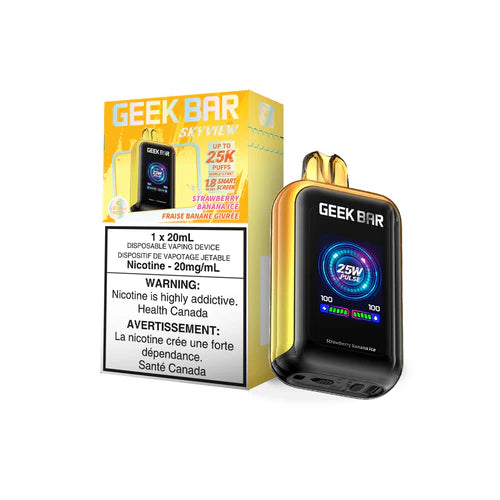 Geek Bar Skyview 25K - Strawberry Banana Ice