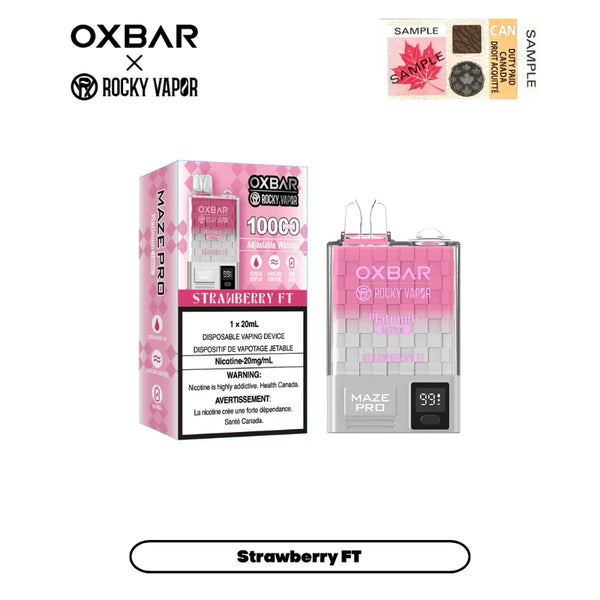 Oxbar Maze Pro 10k - Strawberry FT
