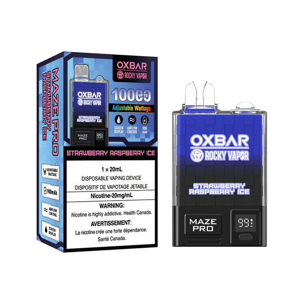 Oxbar Maze Pro 10k - Strawberry Raspberry Ice
