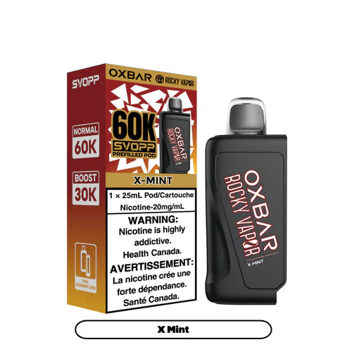 Rocky Vapor SVOPP 60K Pod - X-Mint - AB