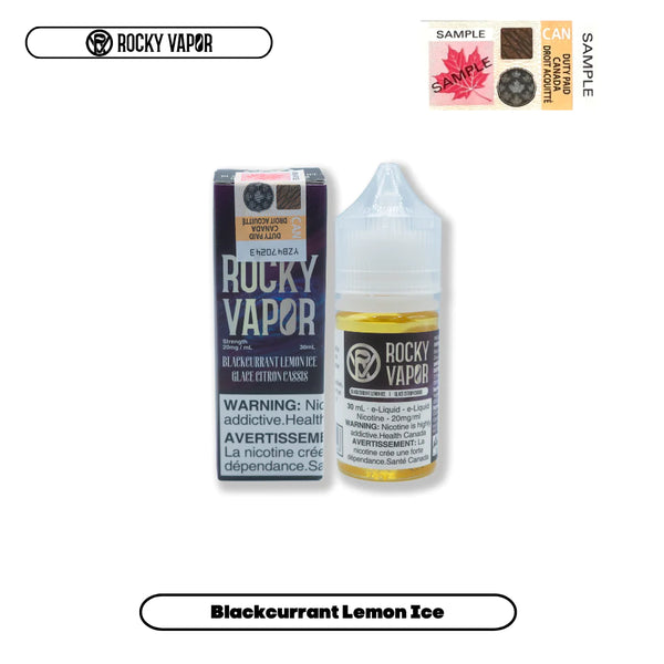 Rocky Vapor Salt - Blackcurrant Lemon Ice