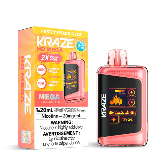 Kraze HD Mega - Frizzy Peach G Ice