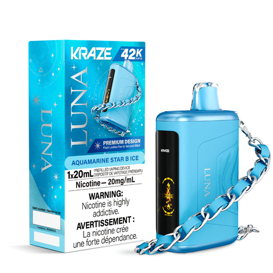 Kraze Luna - Aquamarine Star B Ice - AB