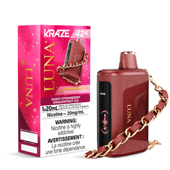 Kraze Luna - Sassy Strawberry Dragonfruit Ice - AB