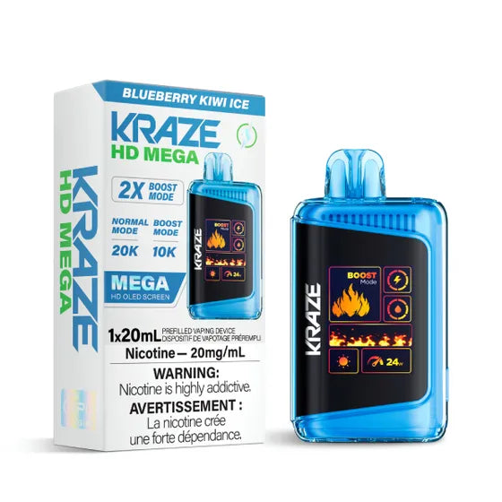 Kraze HD Mega - Blueberry Kiwi Ice