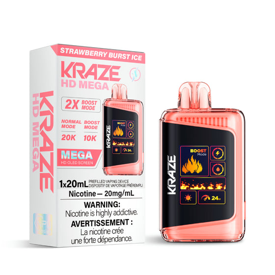 Kraze HD Mega - Strawberry Burst Ice