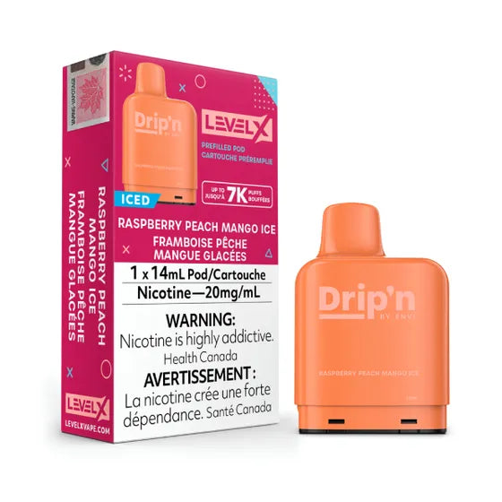 Drip'N - 7000 Level X Pod - Raspberry Buzz Ice