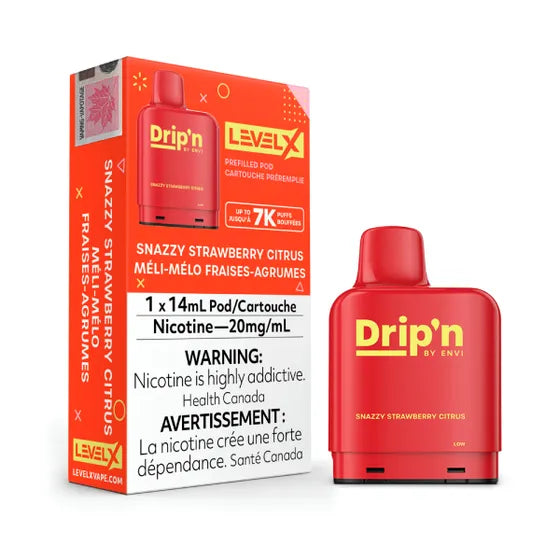 Drip'N - 7000 Level X Pod - Snazzy Strawberrry Citrus