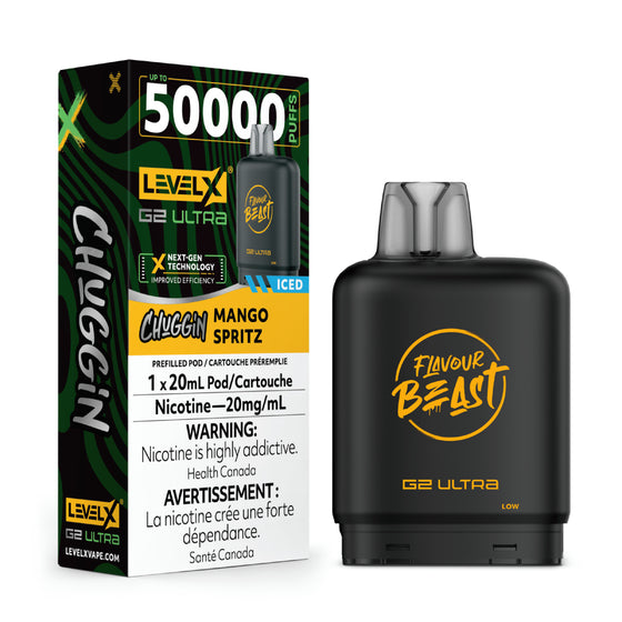 Flavour Beast - Ultra 50K Level X Pod - Mango Spritz Ice - AB