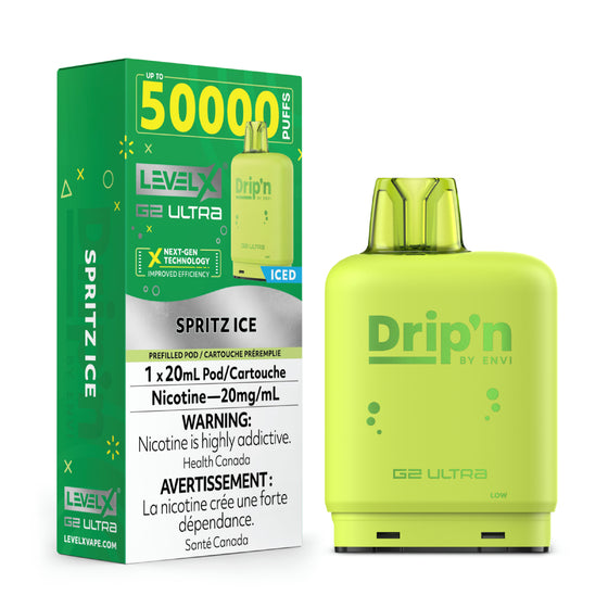 Drip'N - Ultra 50K Level X Pod - Spritz Ice - AB