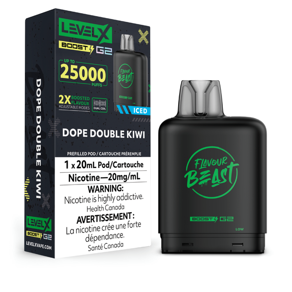 Flavour Beast - Boost 25K Level X Pod - Dope Double Kiwi