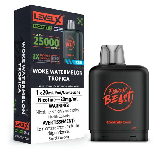 Flavour Beast - Boost 25K Level X Pod - Woke Watermelon Tropica