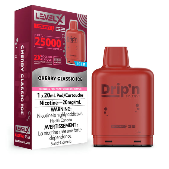 Drip'N - Boost 25K Level X Pod - Cherry Classic